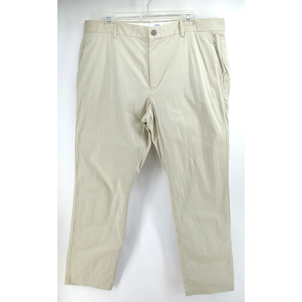 Spoke Lights Pants Mens 36x30 Beige Build B Cotton Casual Chino‎ Trousers